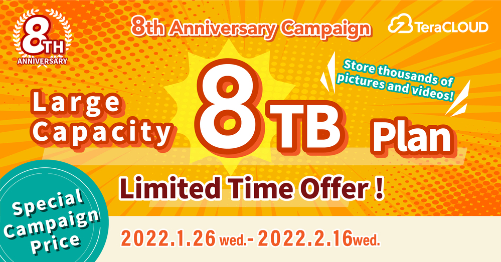 Special 8th Anniversary Sale